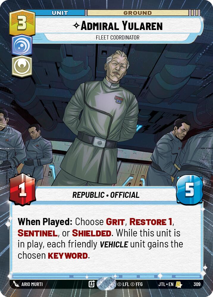 Admiral Yularen - Fleet Coordinator (Hyperspace)