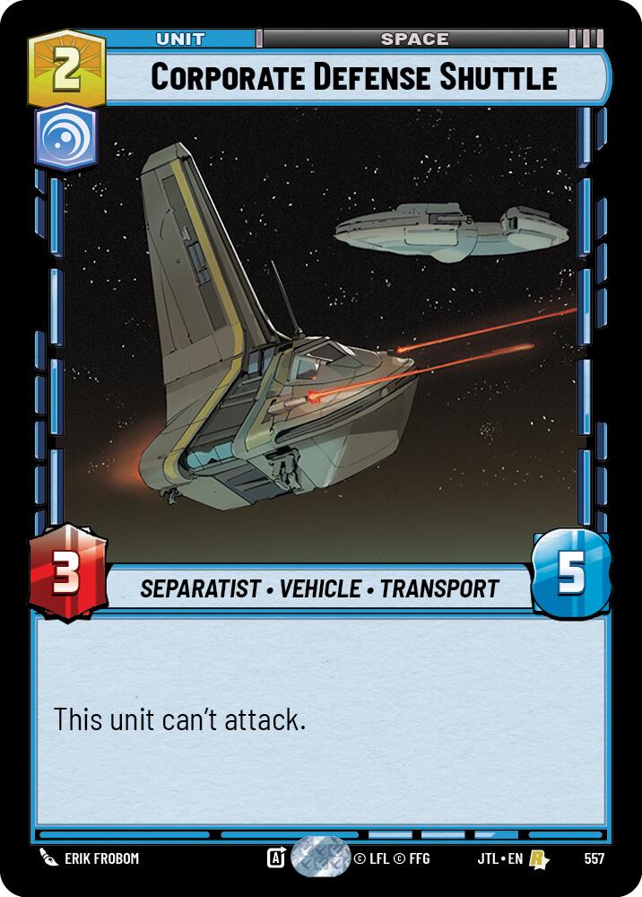Corporate Defense Shuttle (Foil)