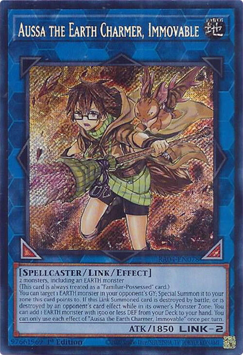 Aussa the Earth Charmer, Immovable (Secret Rare)