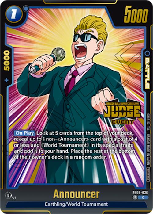 Announcer (Judge Pack (Event Judge) 04)