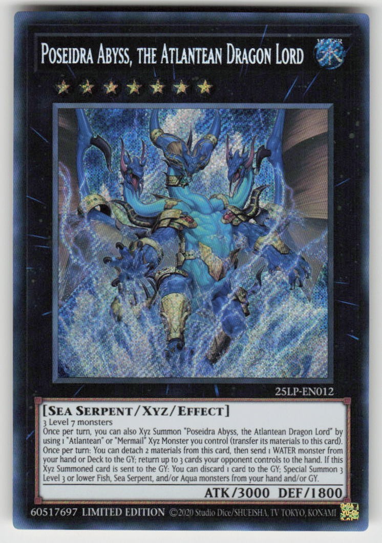 Poseidra Abyss, the Atlantean Dragon Lord (Secret Rare)
