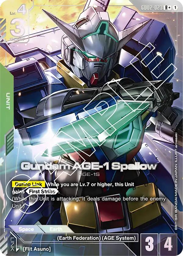 Gundam AGE-1 Spallow (R+)