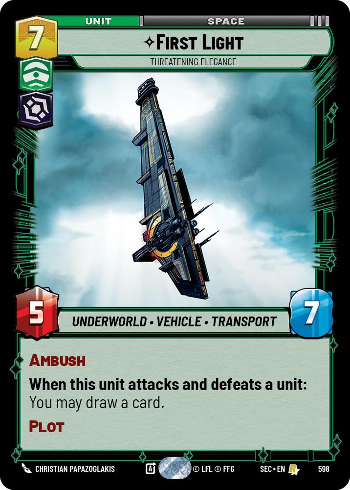 First Light - Threatening Elegance (Foil)