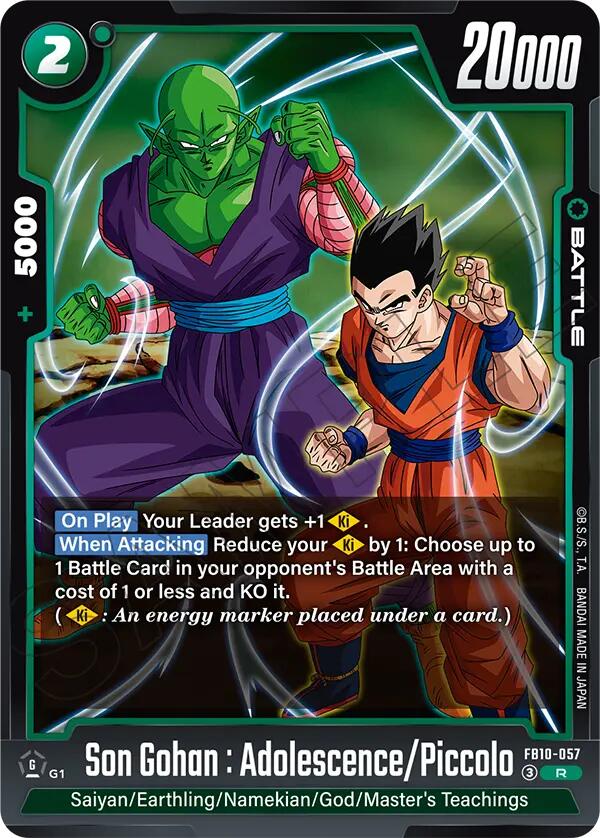 Son Gohan : Adolescence/Piccolo