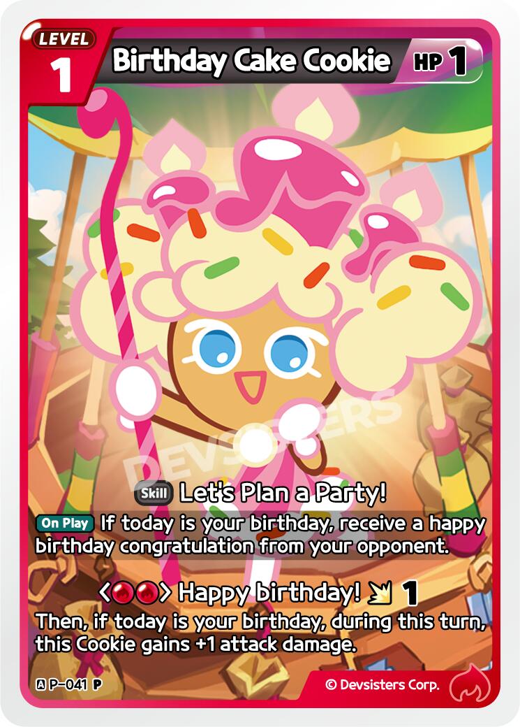 Birthday Cake Cookie