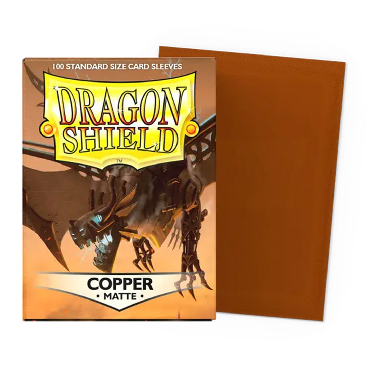 Dragon Shield Card Sleeves: Copper - Matte