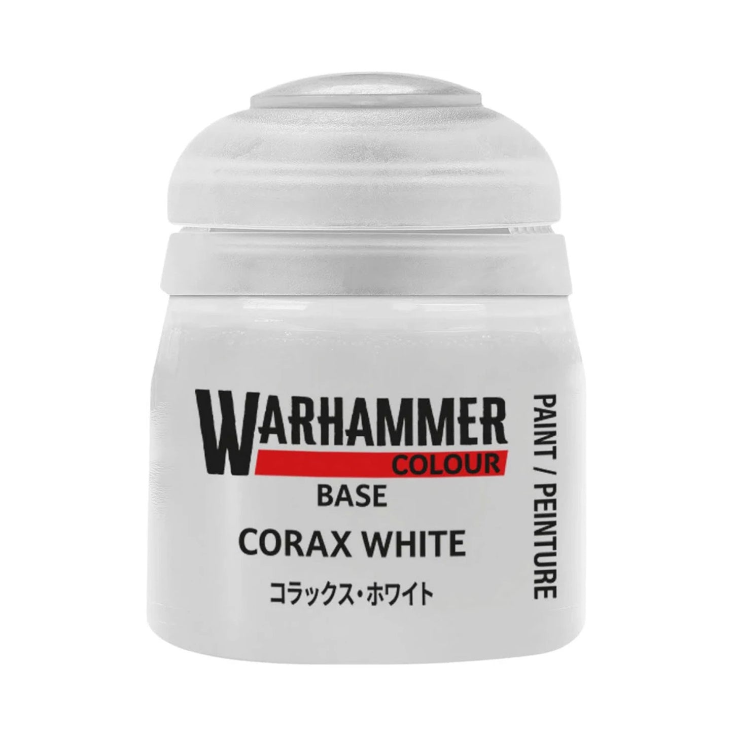 Warhammer Base Paint: Corax White 12ML 6 Count