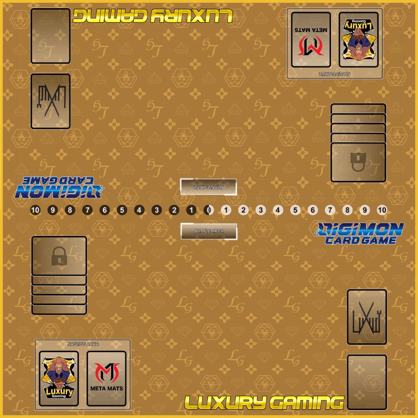 LuxuryGaming Digimon Playmat