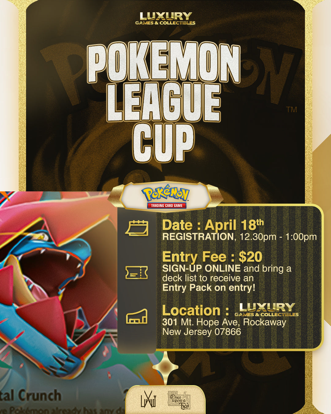 Pokemon League Cup April 18 Entry