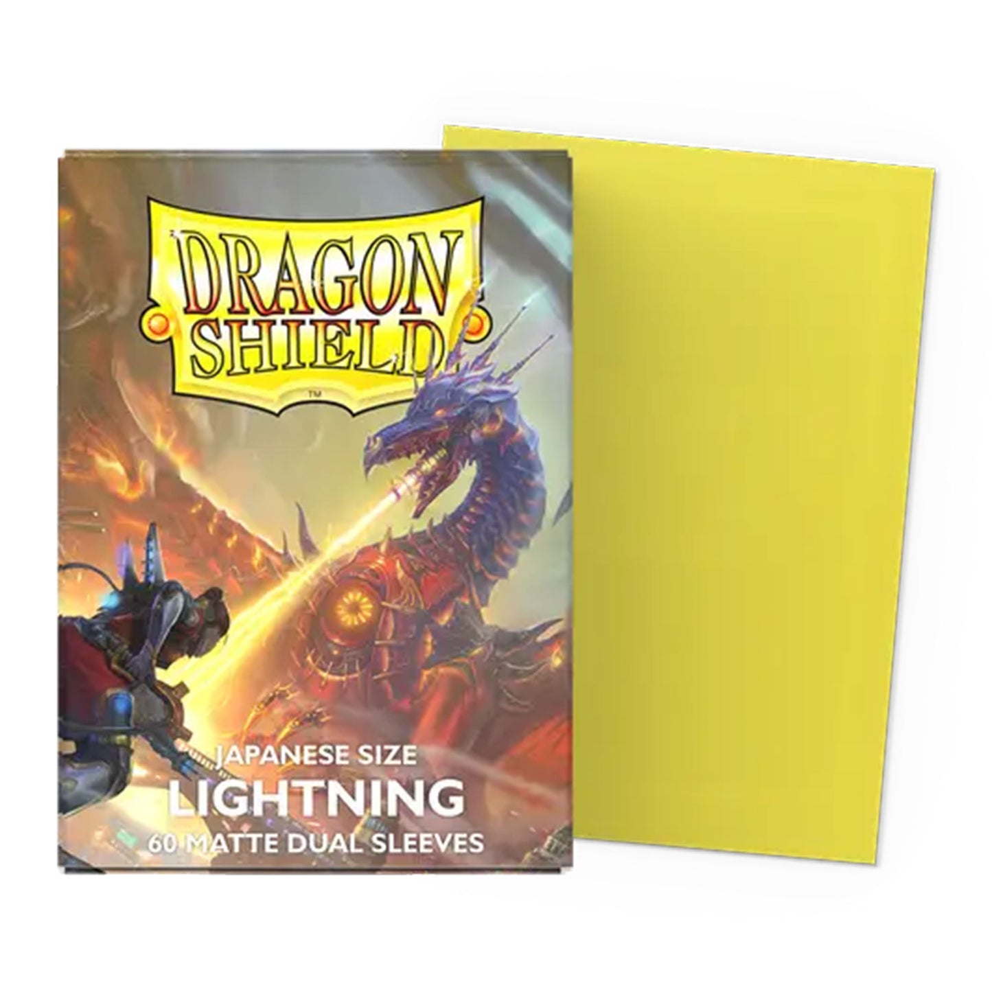 Dragon Shield Card Sleeves: Lightning - Matte Dual - Japanese