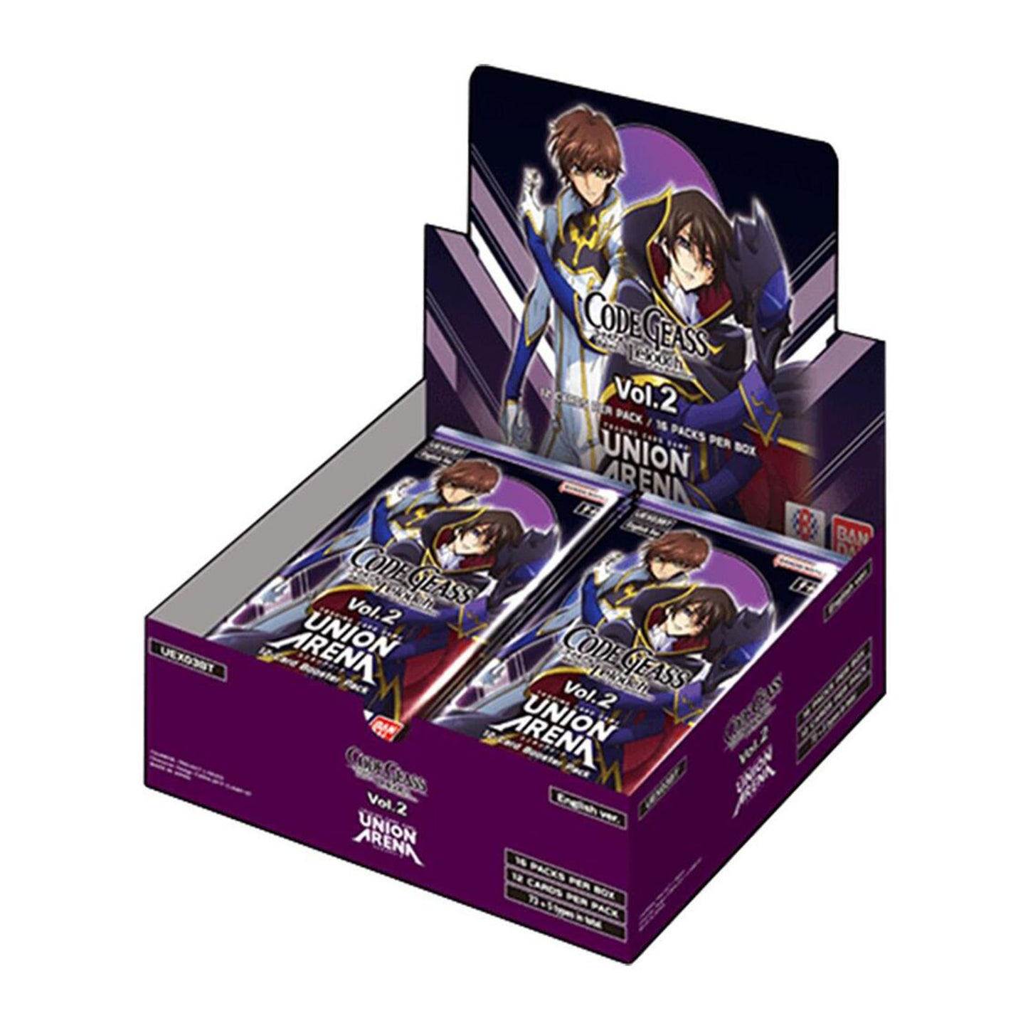 Union Arena Booster Box: Code Geass Lelouch Of The Rebellion Vol.2