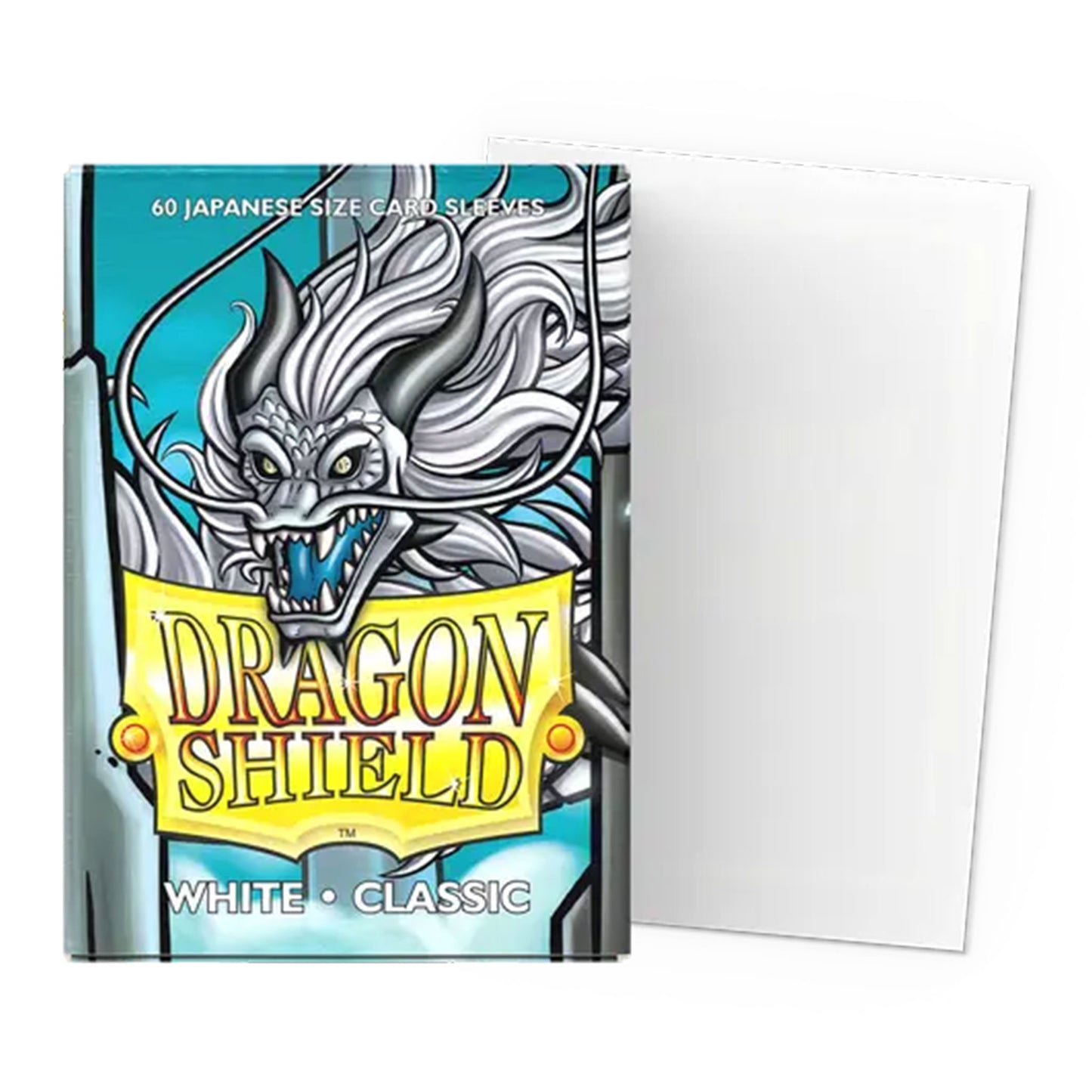 Dragon Shield Card Sleeves: White - Classic - Japanese