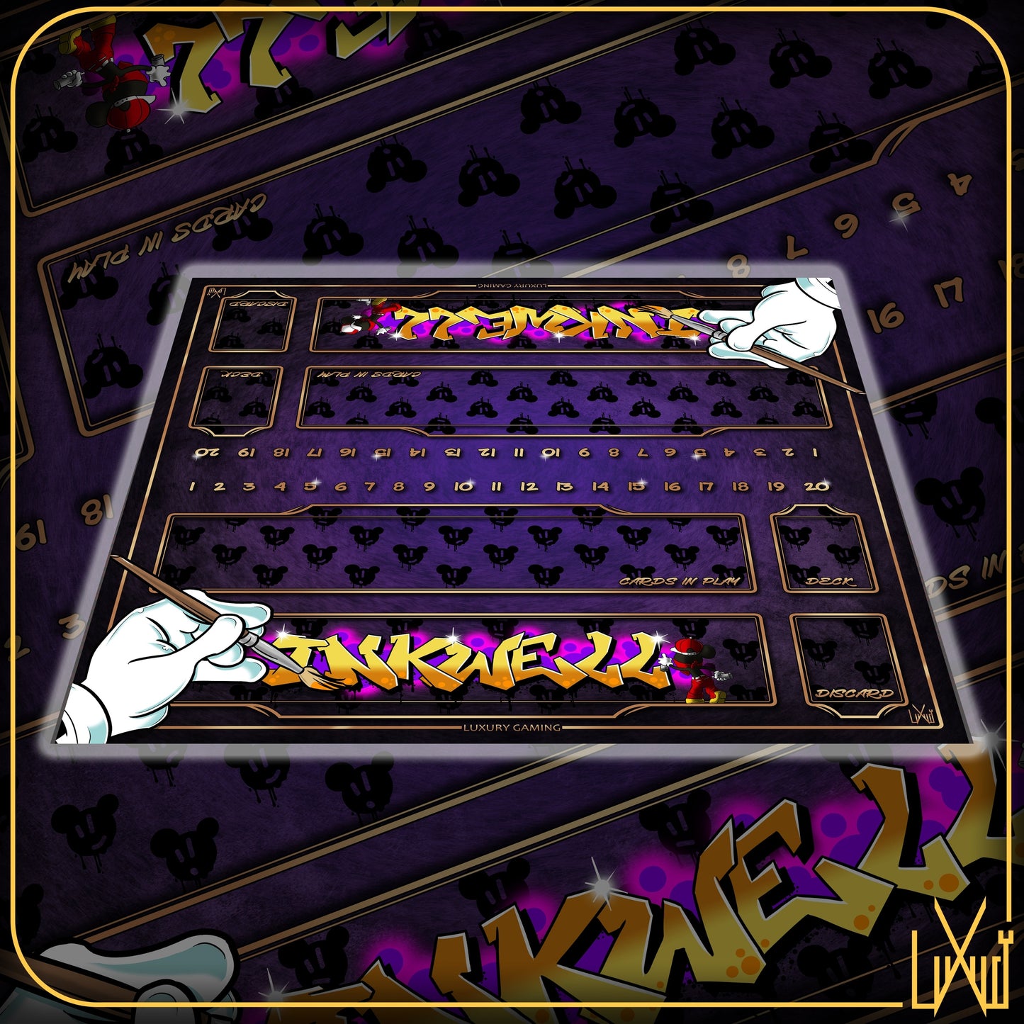 Lorcana Two Player Mat (Graffiti Art)