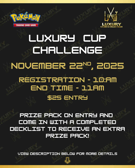 Pokemon Luxury Cup Challenge Admission
