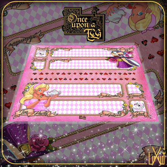 Lorcana Two Player Mat (Tea Party)