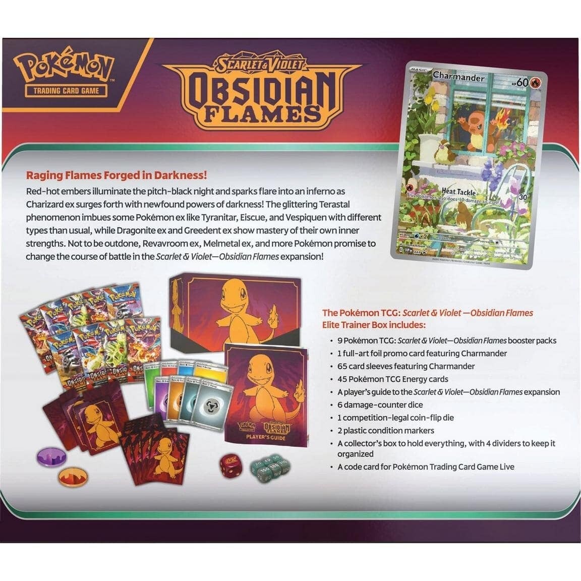 Obsidian Flames - Elite Trainer Box