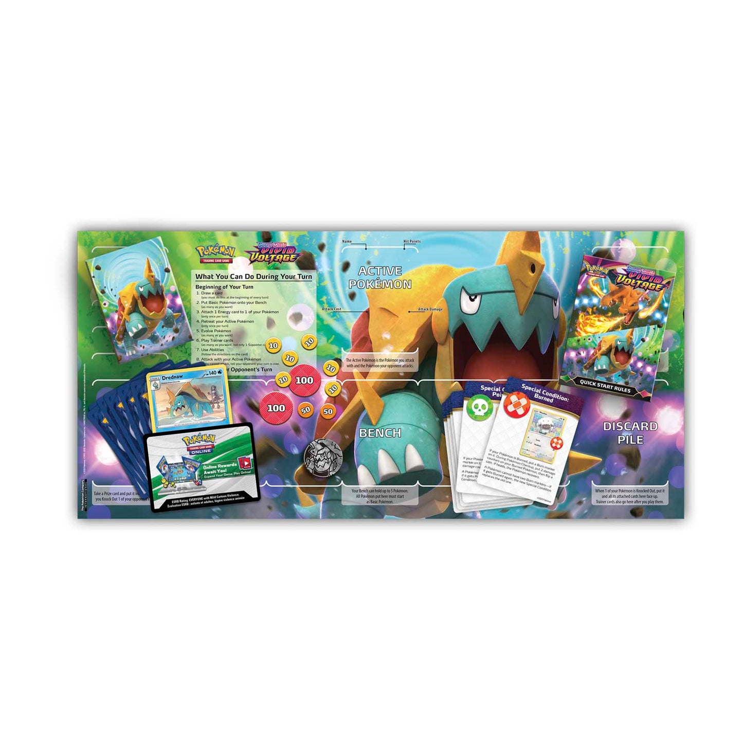 Sword & Shield: Vivid Voltage - Theme Deck (Drednaw)