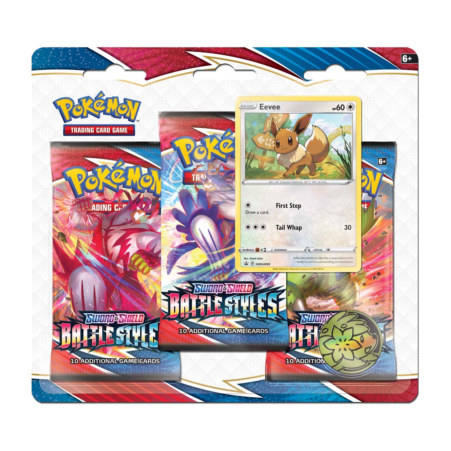 Sword & Shield: Battle Styles - 3-Pack Blister (Eevee)