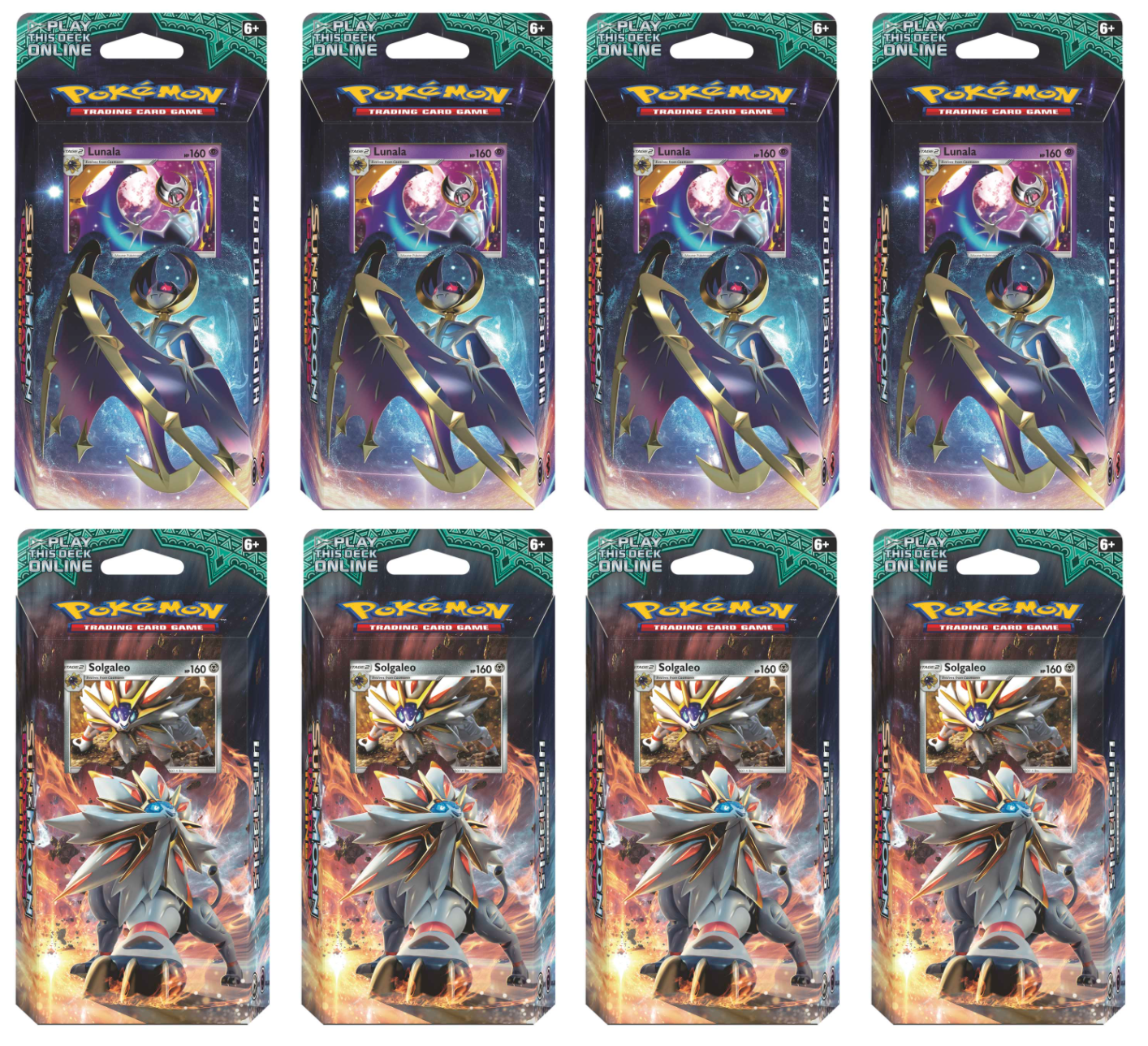 Sun & Moon: Guardians Rising - Theme Deck Display