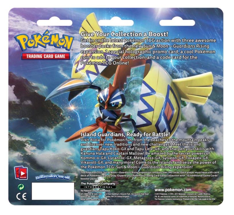 Sun & Moon: Guardians Rising - 3-Pack Blister (Vikavolt)