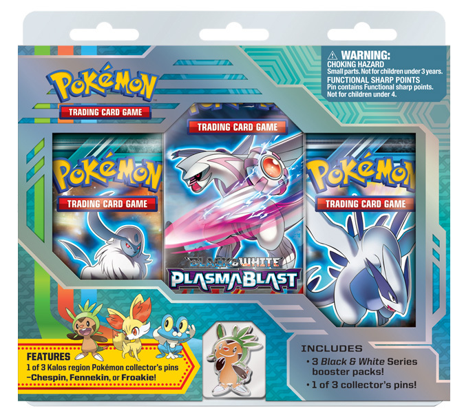 Collector's Pin 3-Pack Blister (Chespin)