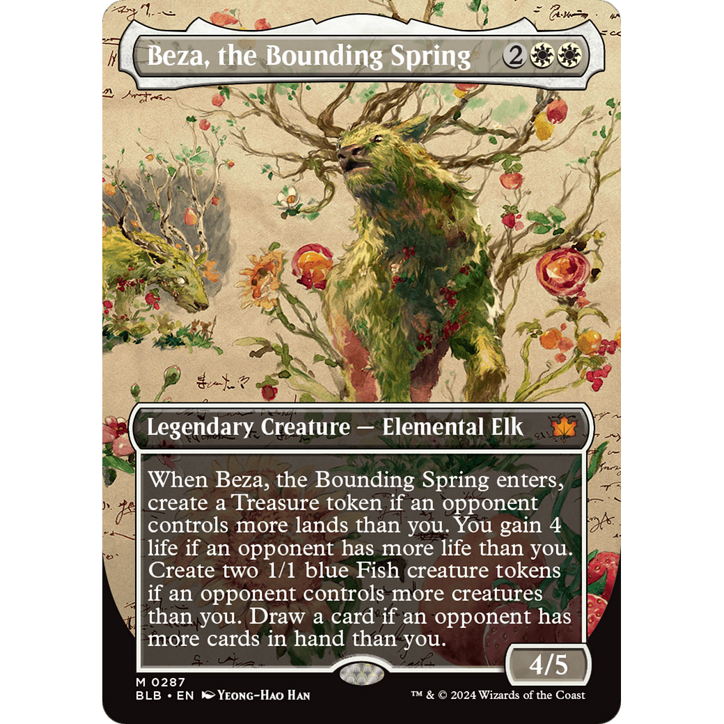 Beza, the Bounding Spring (Borderless) [Bloomburrow]