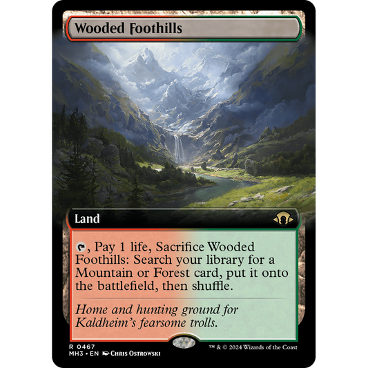 Wooded Foothills (Extended Art) [Modern Horizons 3]