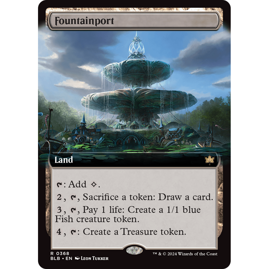 Fountainport (Extended Art) [Bloomburrow]