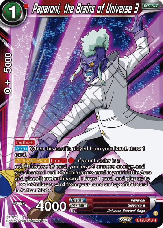 Paparoni, the Brains of Universe 3