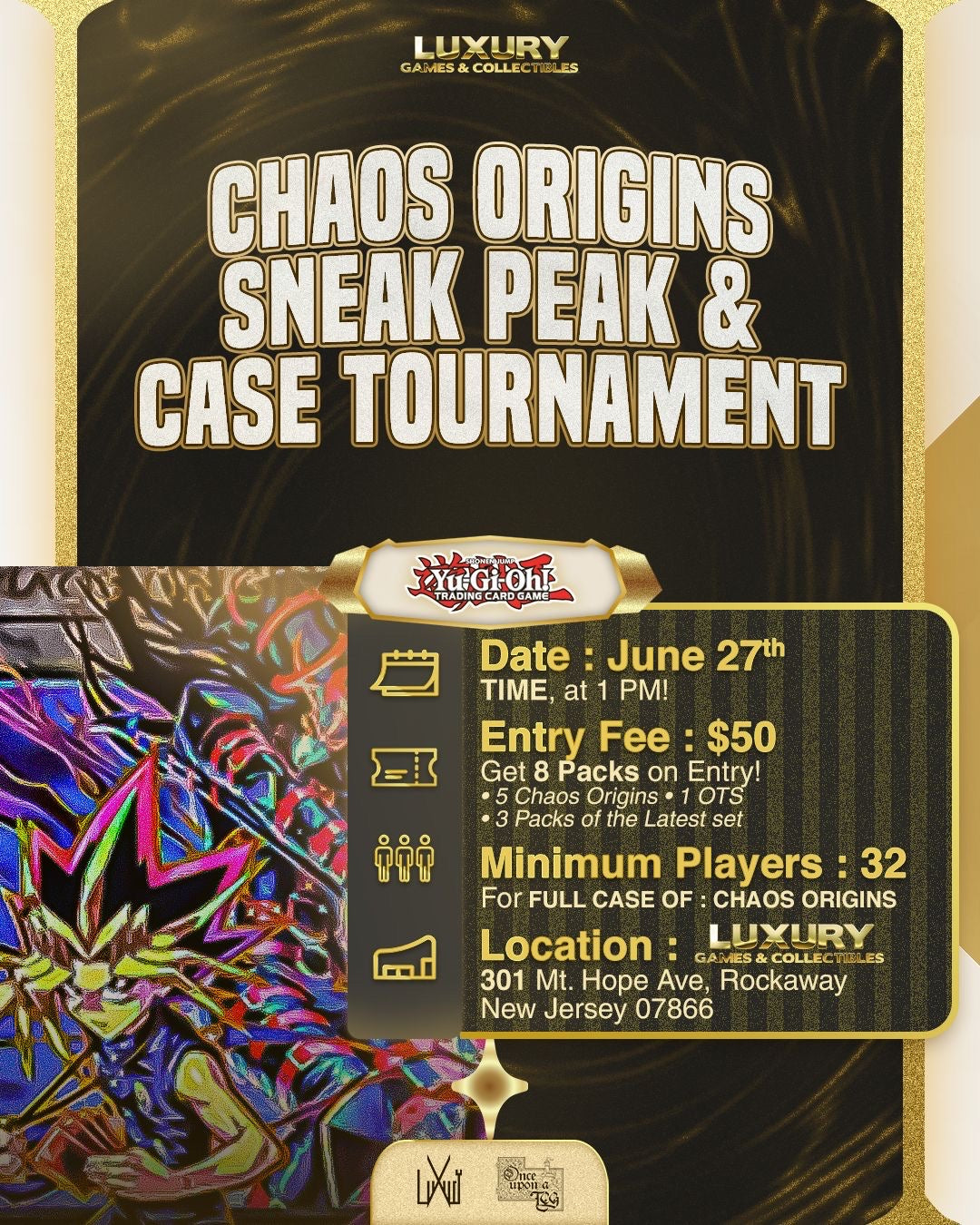 Yu-Gi-Oh! Chaos Origins Case Tournament Entry