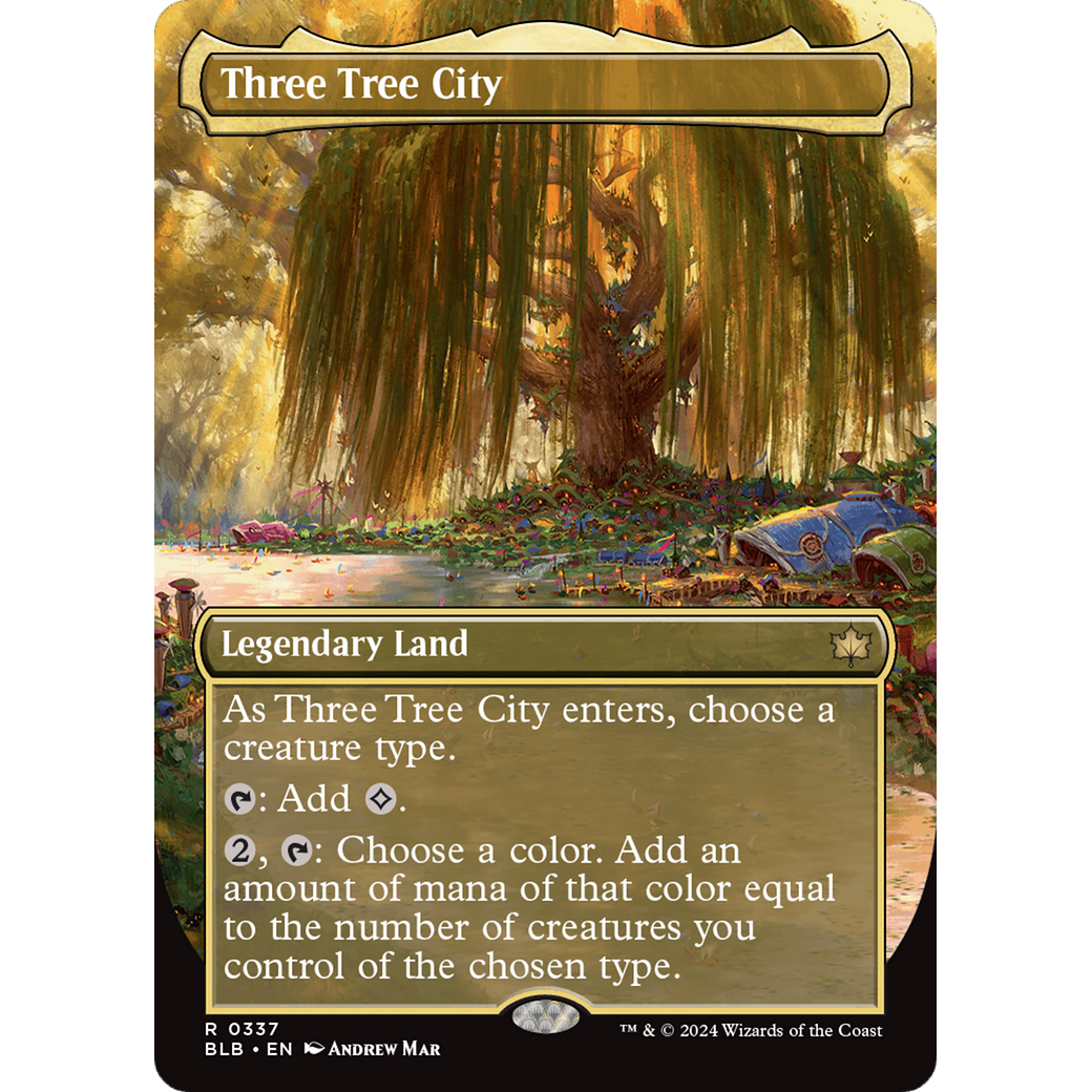 Three Tree City (Borderless) (0337) [Bloomburrow]