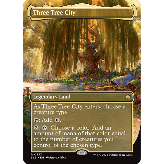 Three Tree City (Borderless) (0337) [Bloomburrow]