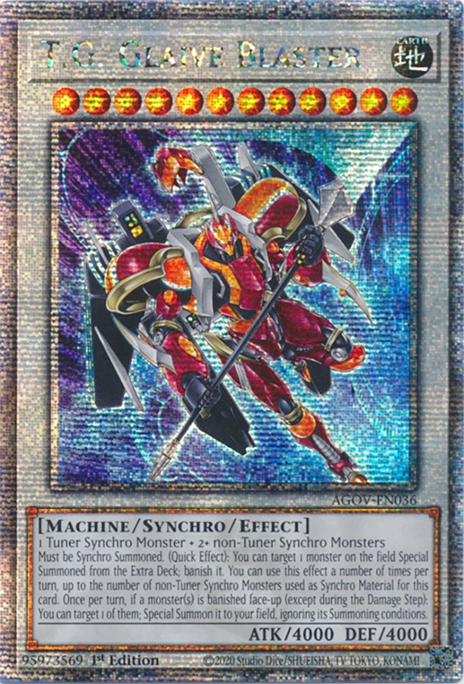 T.G. Glaive Blaster (Quarter Century Secret Rare)