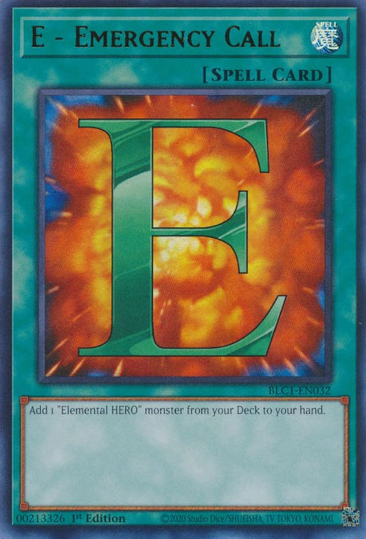 E - Emergency Call