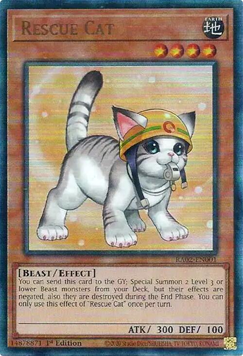 Rescue Cat (Alternate Art) (PUR)