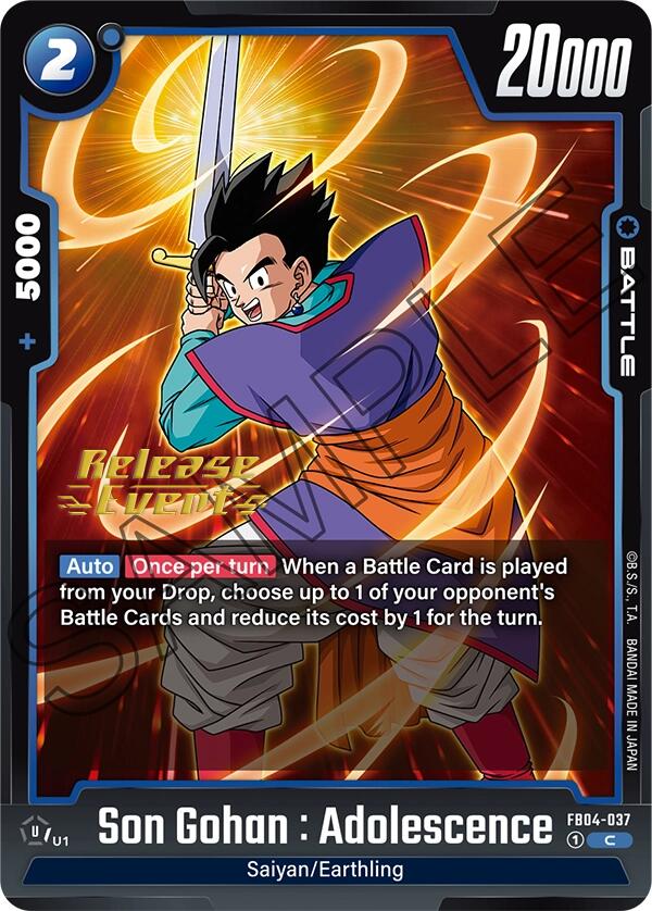 Son Gohan : Adolescence - FB04-037