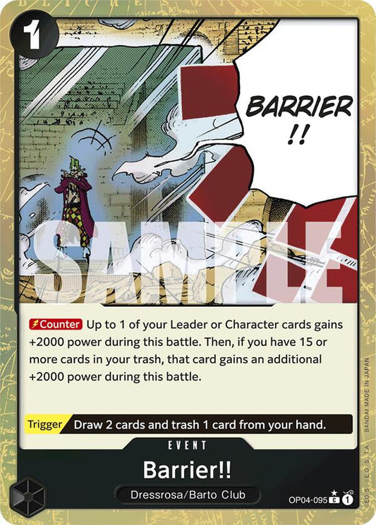 Barrier!! (Textured Foil)