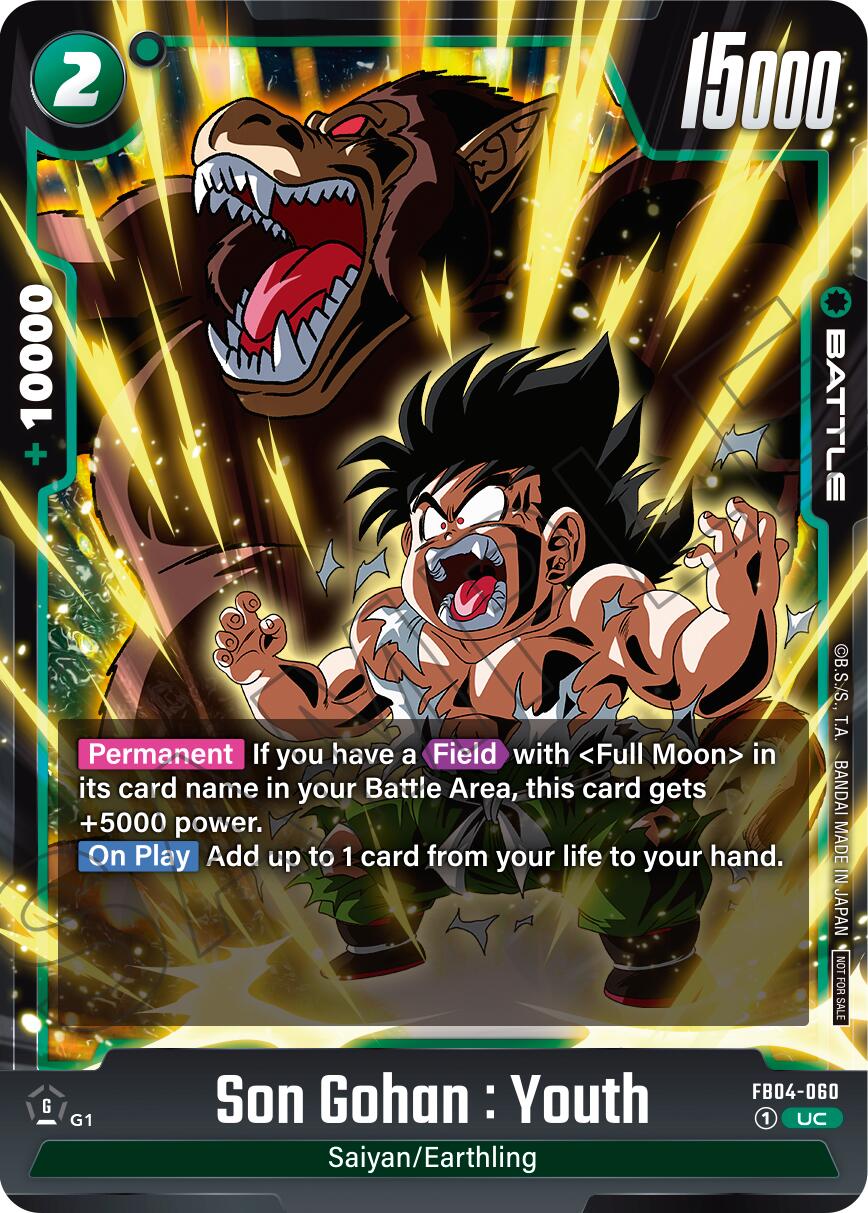 Son Gohan : Youth (Limited Pack 01)