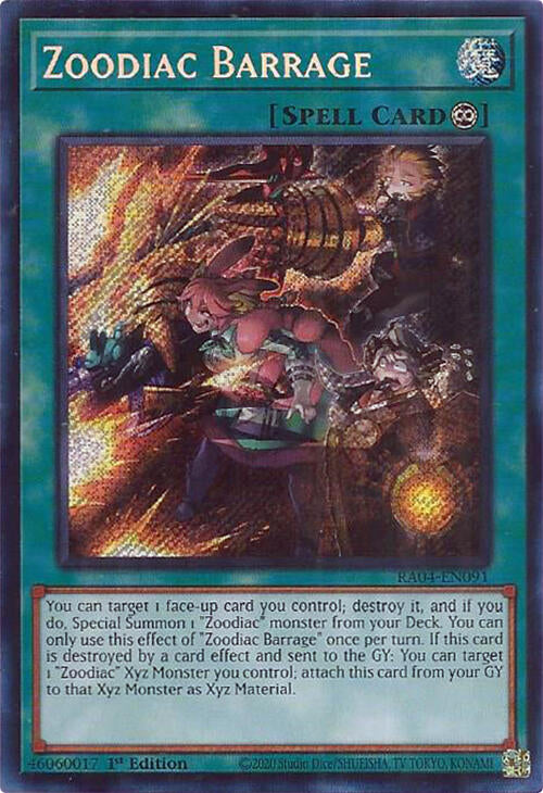 Zoodiac Barrage (Secret Rare)
