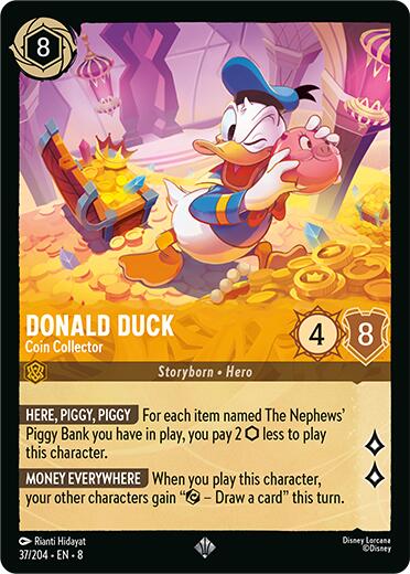 Donald Duck - Coin Collector
