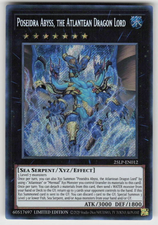 Poseidra Abyss, the Atlantean Dragon Lord (Secret Rare)