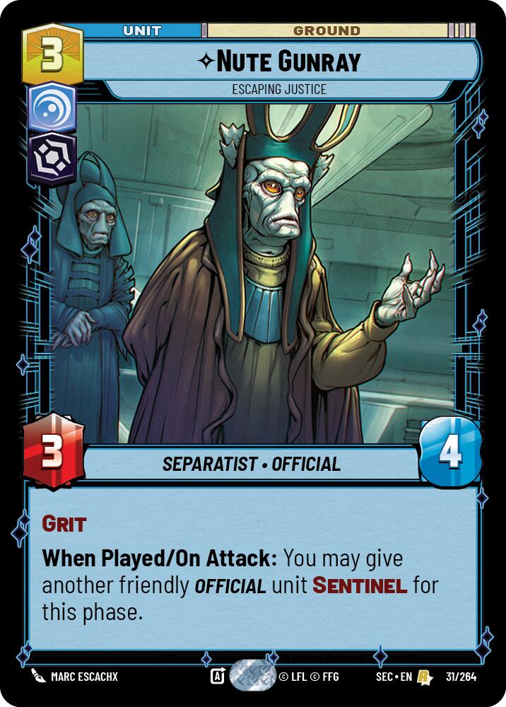 Nute Gunray - Escaping Justice
