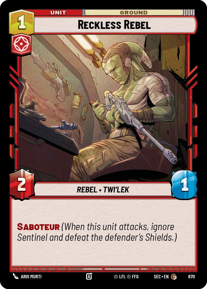 Reckless Rebel (Foil)