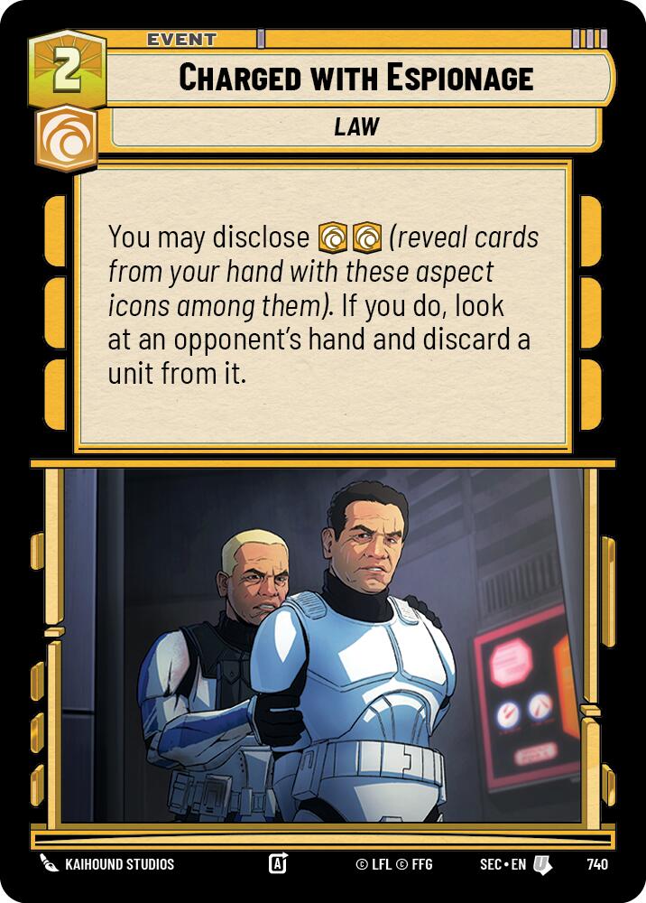 Charged with Espionage (Foil)