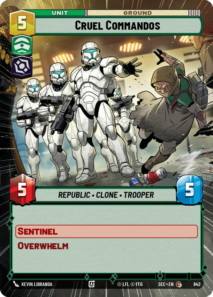 Cruel Commandos (Hyperspace Foil)