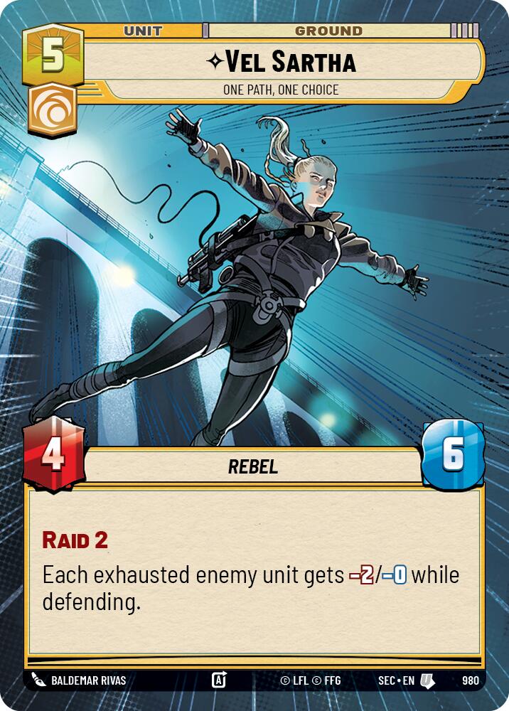 Vel Sartha - One Path, One Choice (Hyperspace Foil)