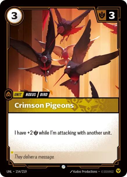 Crimson Pigeons