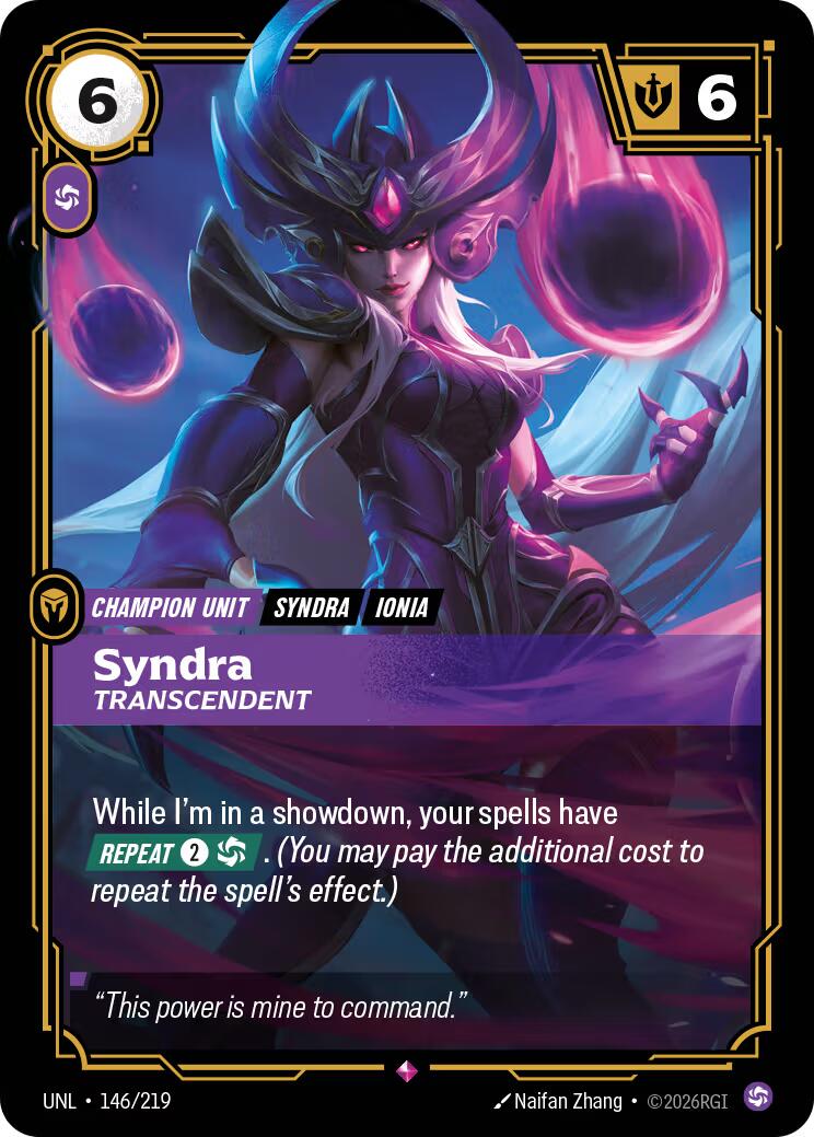 Syndra, Transcendent