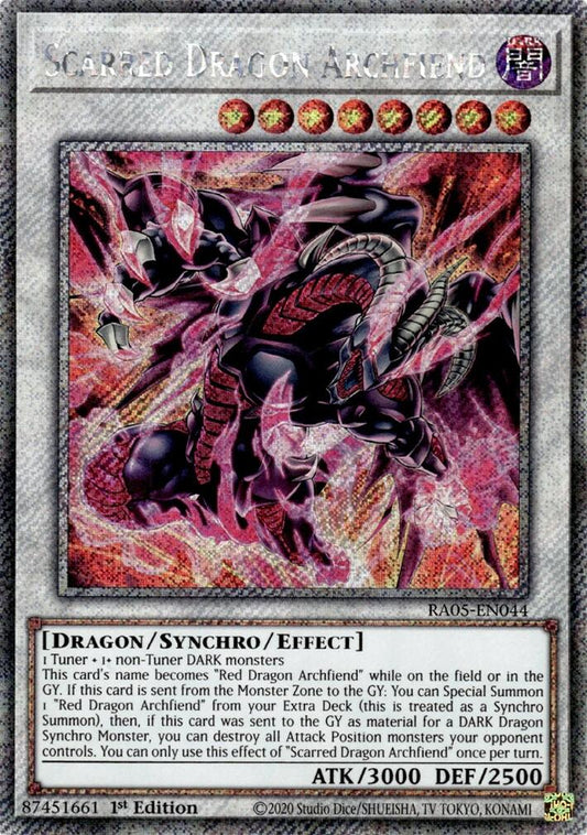Scarred Dragon Archfiend (Platinum Secret Rare)