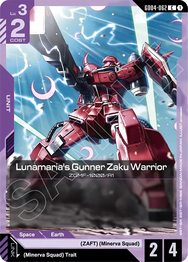 Lunamaria's Gunner Zaku Warrior